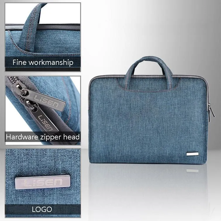 11.6 Inch Simple Business Laptop Bag with Liner - Ls-116