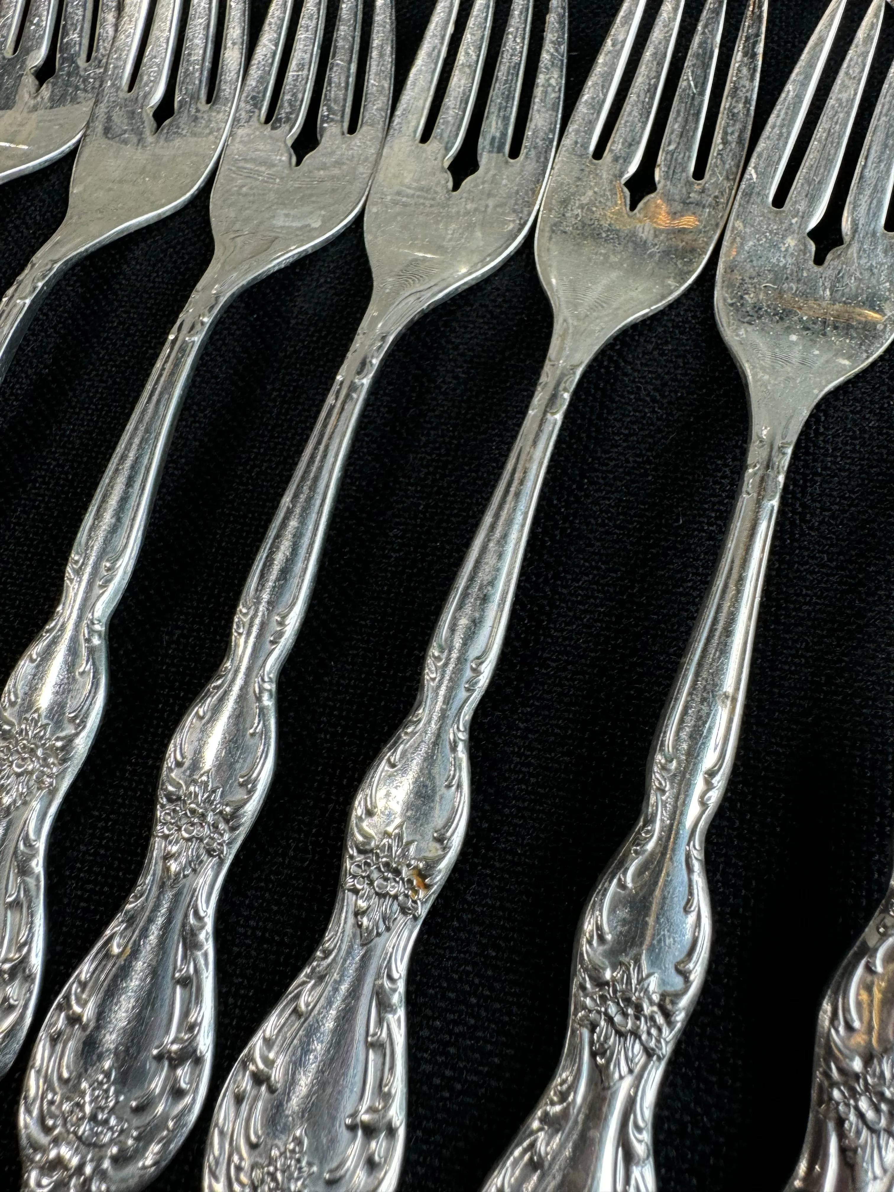 62-Piece WM Rogers Silver Plated Flatware Set in Box