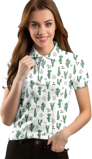 80s 90s Funny Golf Shirts for Women Quick Dry Golf Outfits Athletic Golf Top Printed Golf Tennis Shirts
