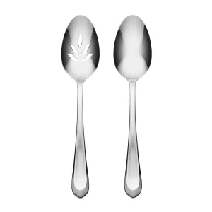 Alessi Mirror 2 Piece Everyday Serving Spoons Set