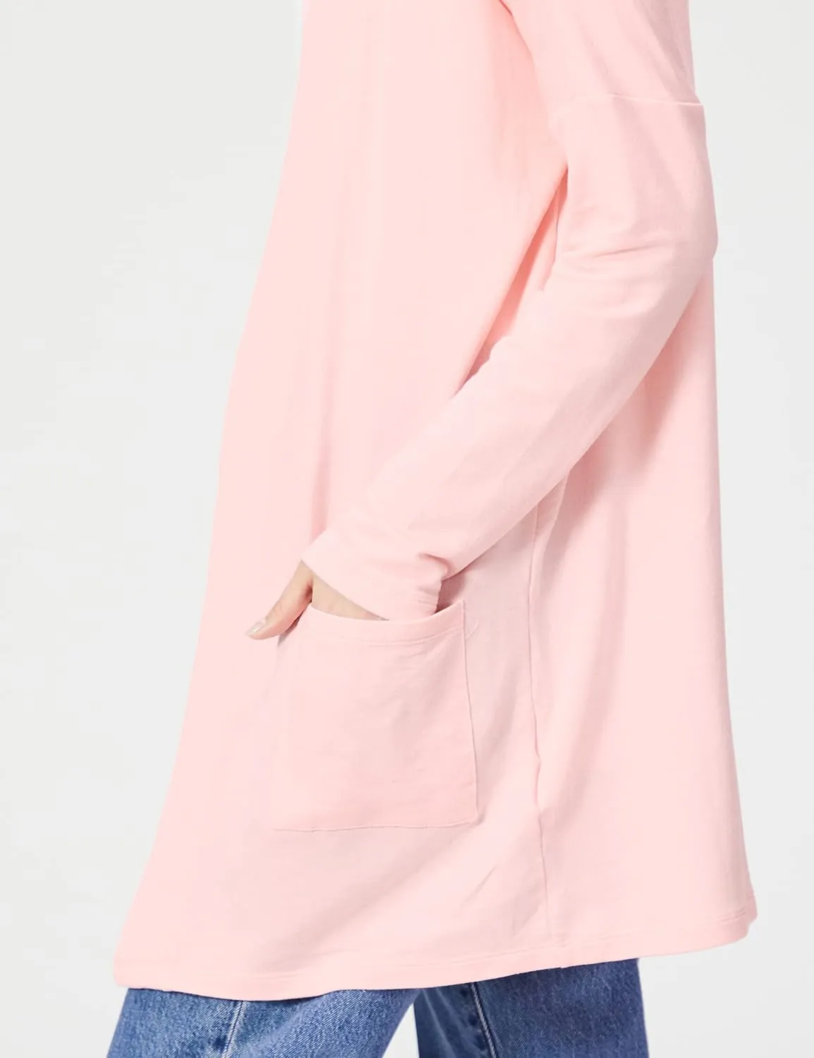 Amazon Essentials Women's Relaxed-Fit Lightweight Lounge Open-Front Cardigan