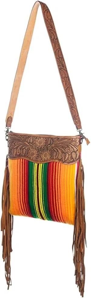 American Darling Genuine Suede Leather Western Handbag Purse for Women | Travel, College & Casual Use