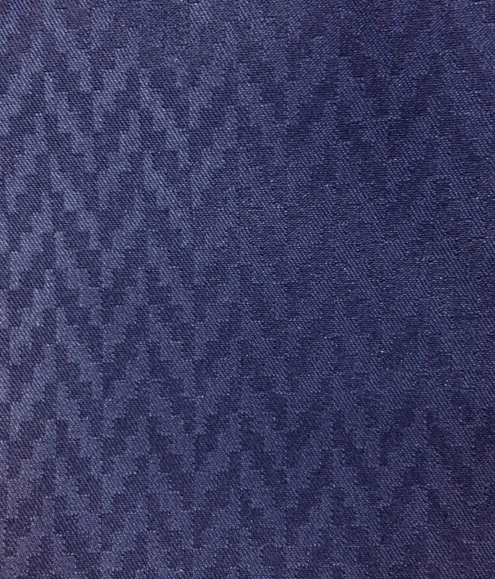 American-Elm Box Textured Dark Blue Anti Bacterial Water-Repellent Shower Curtain, Bathroom Curtains