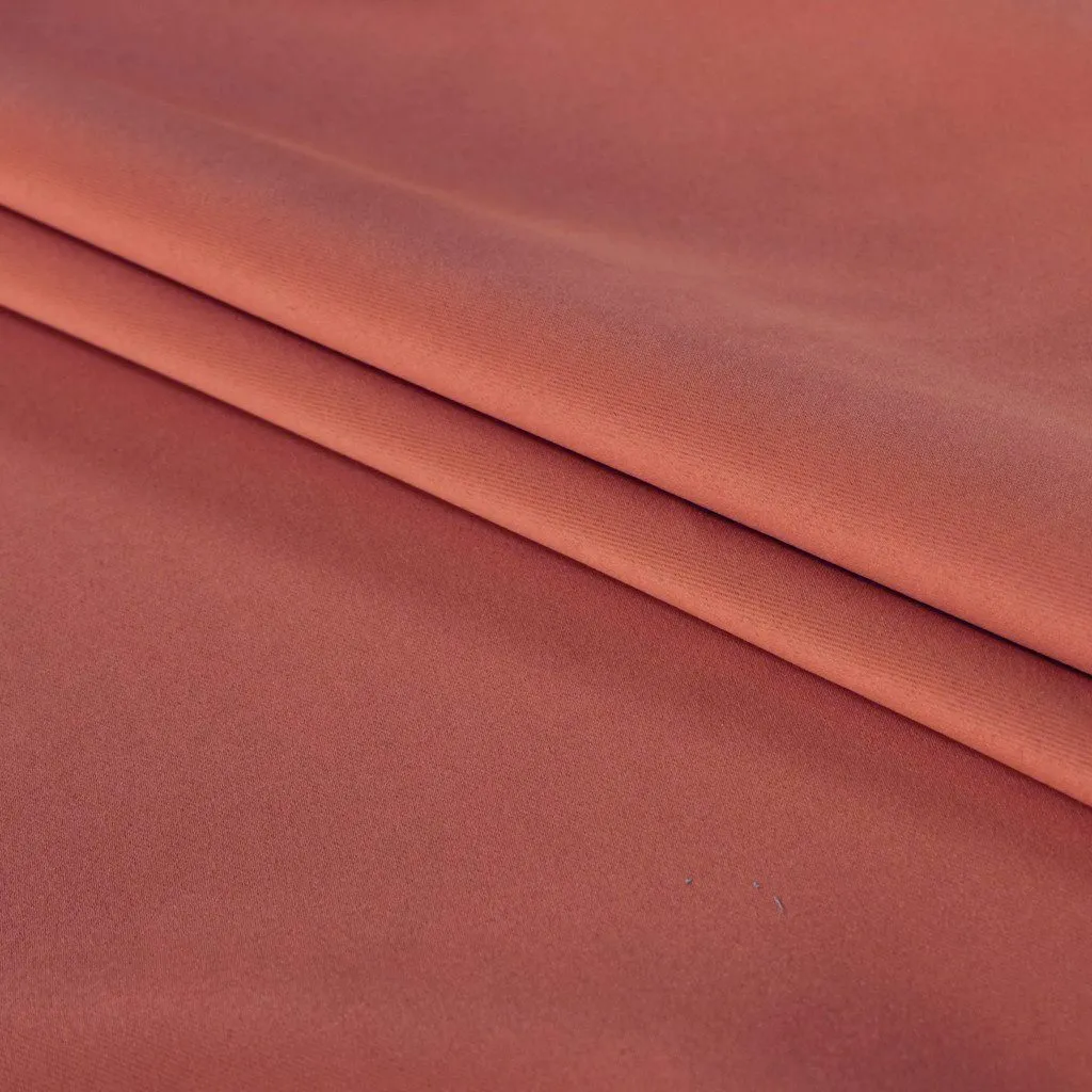 American-Elm Pack of 1 Two Sided Strawberry Pink Room Darkening Blackout Curtains
