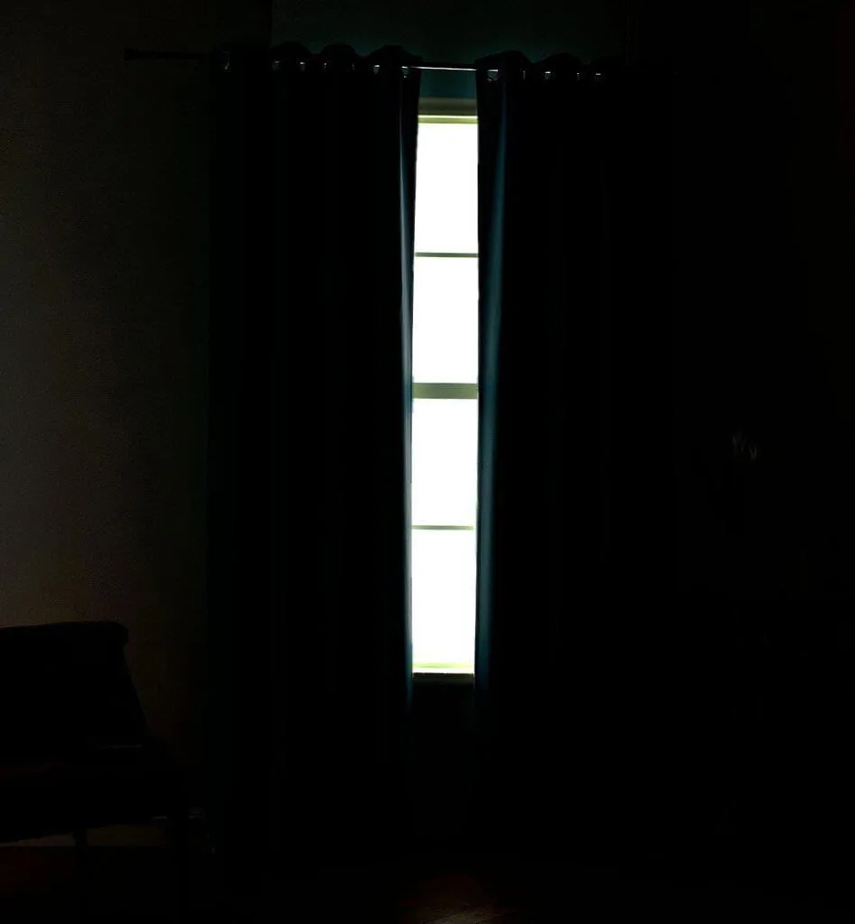 American-Elm Pack of 1 Two Sided Yellow Color Room Darkening Blackout Curtains