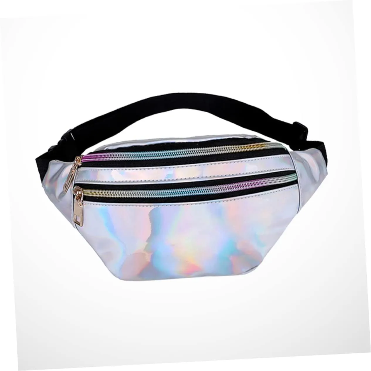 Amosfun Shiny Crossbody Bag Women's Waist Bag Anti-theft Fashionable Waist Pack Hip for Casual Use