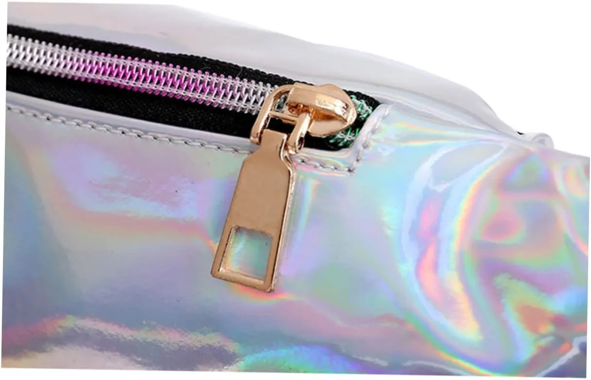Amosfun Shiny Crossbody Bag Women's Waist Bag Anti-theft Fashionable Waist Pack Hip for Casual Use
