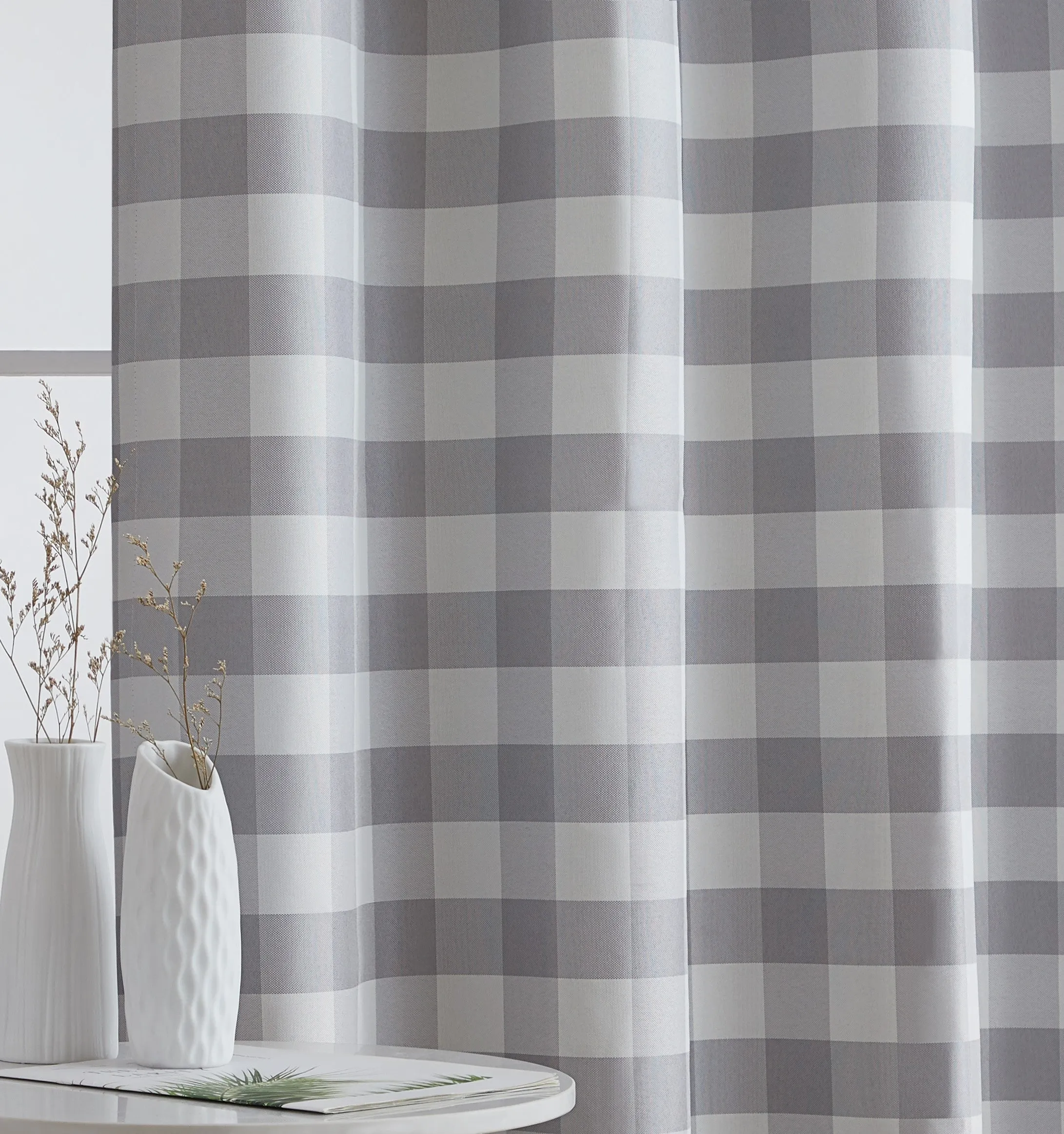 Andersen Buffalo Plaid 100% Blackout Grommet Curtain Panels