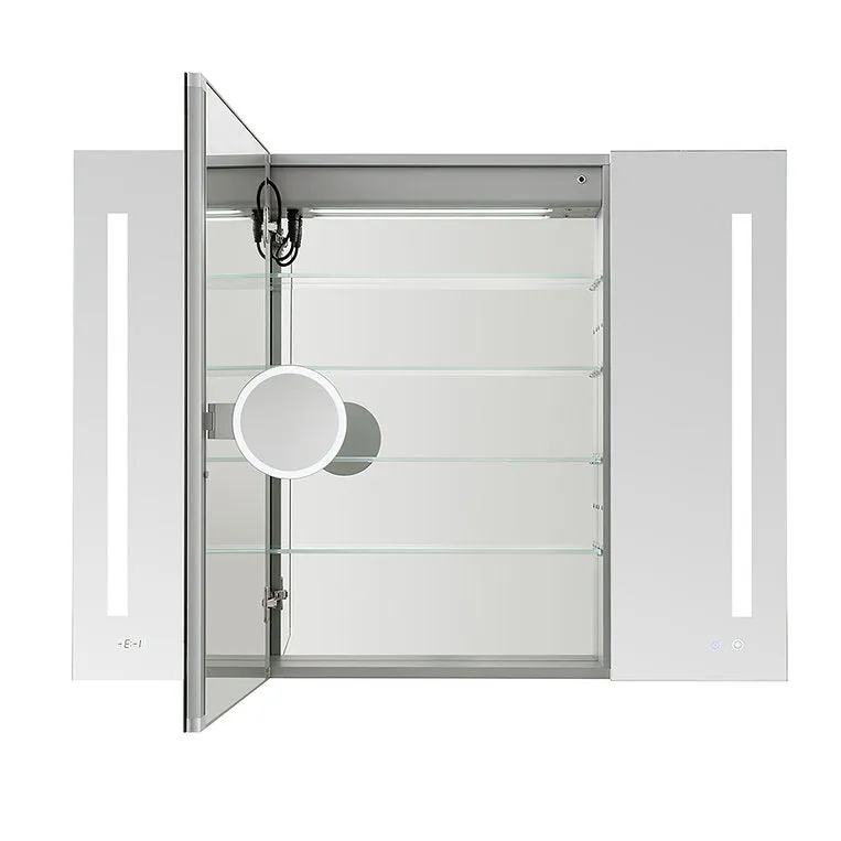 Aquadom Signature Royale 36x36 LED Lighted Triple Door Medicine Cabinet