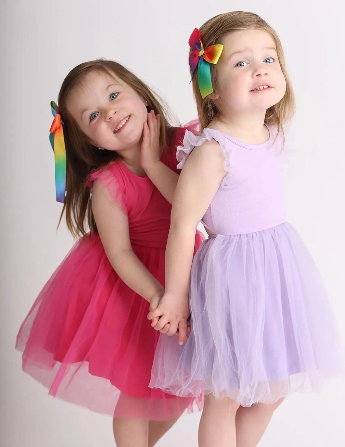 Arshiner Toddler Tutu Dress Little Girls Summer Tulle Backless Party Birthday Cotton Dresses 2-6Y