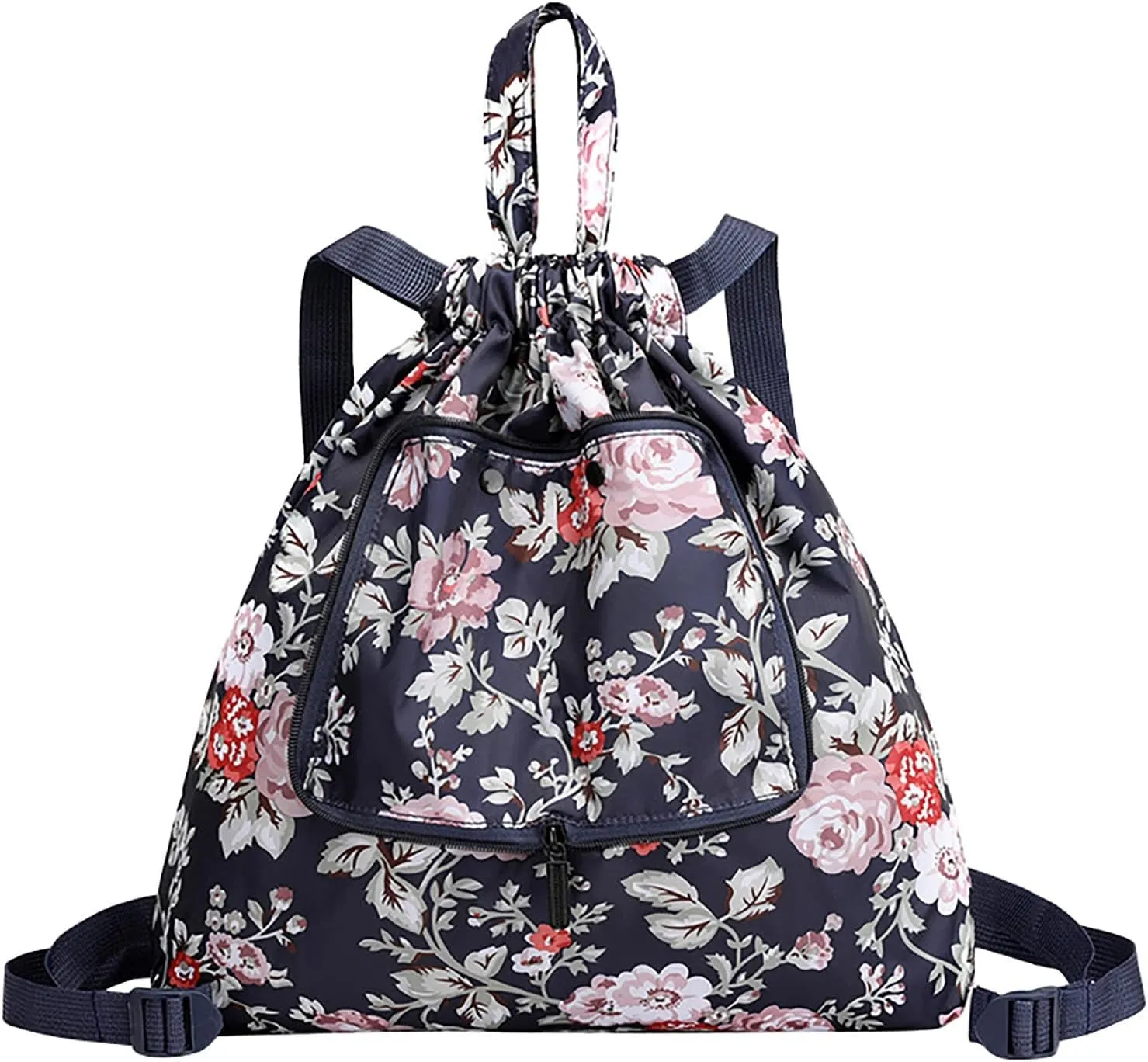 Beach Tote Bag Drawstring Seal Folding Sports Fitness Backpack Light Travel Day-Pack For Gym Outdoor Mens Beach Travel R