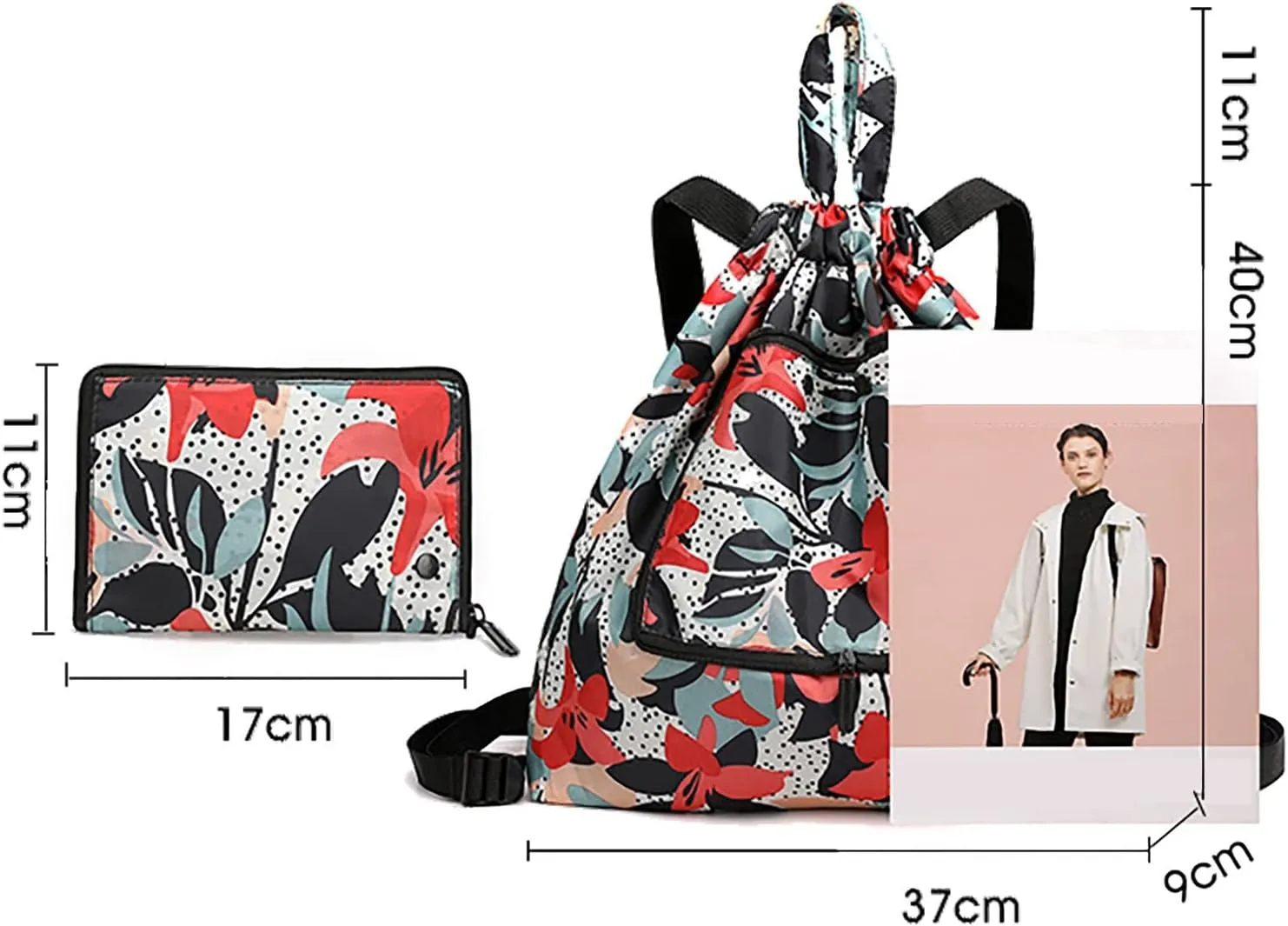 Beach Tote Bag Drawstring Seal Folding Sports Fitness Backpack Light Travel Day-Pack For Gym Outdoor Mens Beach Travel R