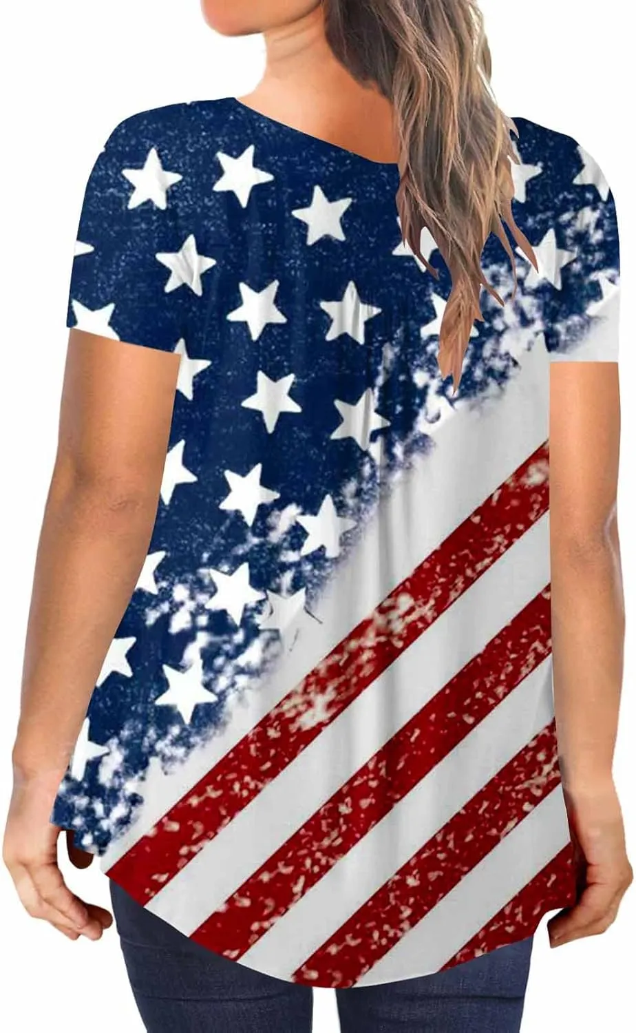 BeadChica Plus Size Tunic Tops For Leggings Casual Flowy Tshirts Ruched Blouses For Women