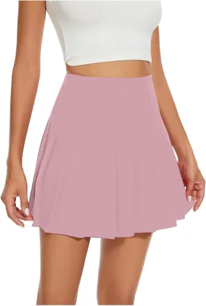 Belly Dance Skirt Women's Fashion Casual Solid Color All Short Pleated Skirt Skirt Board Lighting