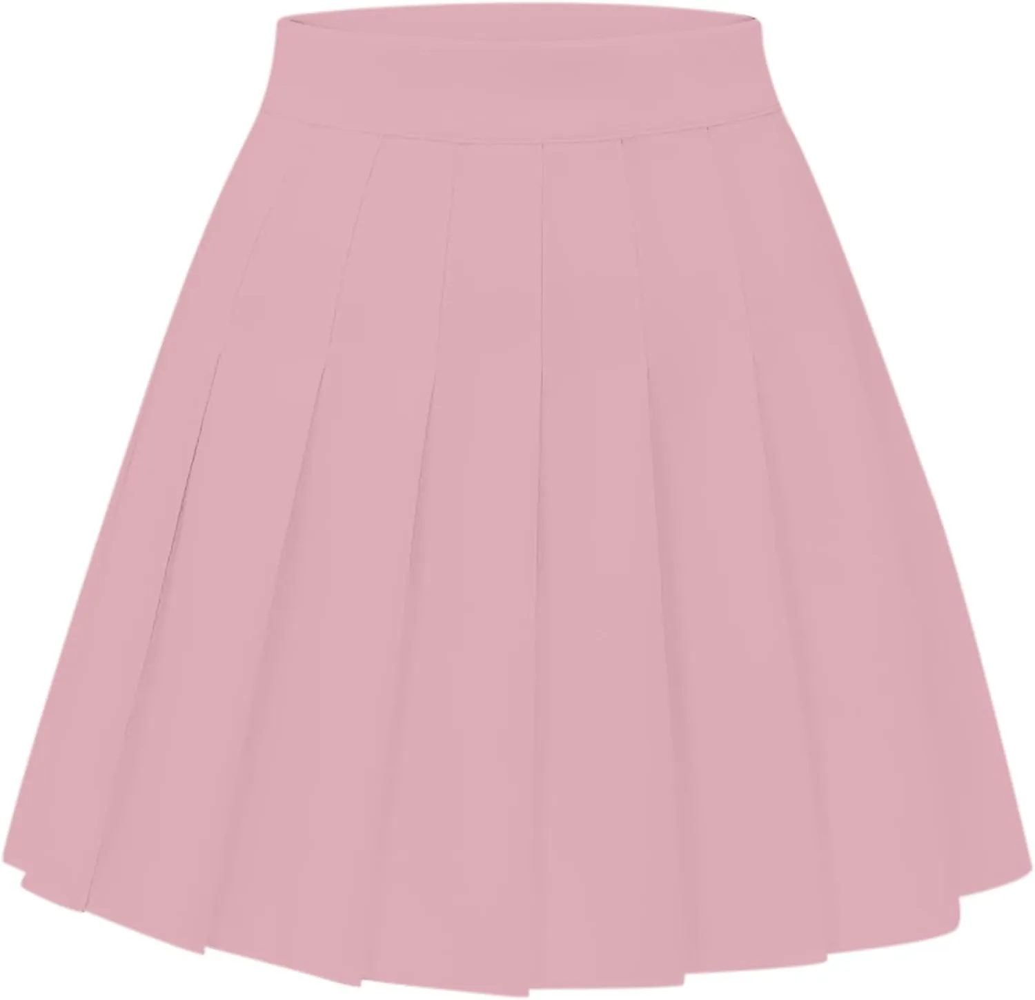 Belly Dance Skirt Women's Fashion Casual Solid Color All Short Pleated Skirt Skirt Board Lighting