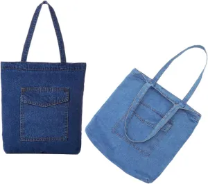 BESTYASH Women's Satchel Purses for Women Shoulder Bags Denim Tote Bag Large Travel