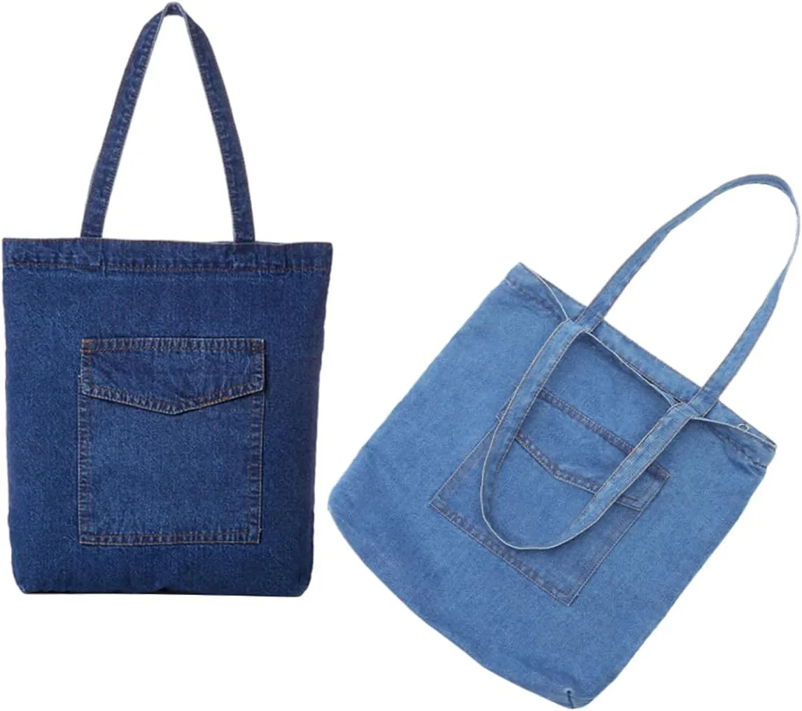 BESTYASH Women's Satchel Purses for Women Shoulder Bags Denim Tote Bag Large Travel