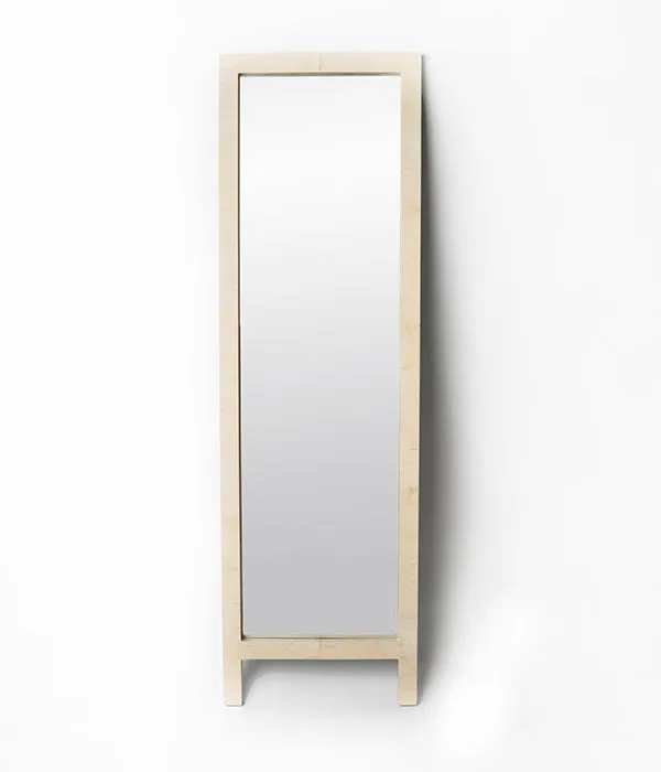 Birch Leaning Floor Mirror