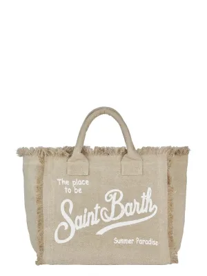 Borsa tote Vanity in lino