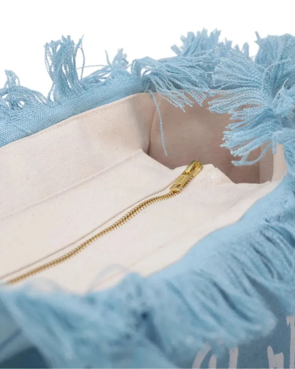 Borsa tote Vanity in lino