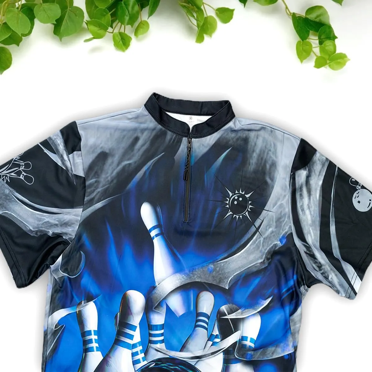 Bowling Polo Shirts 3D for Men & Women, Bowling Jersey Shirt, Team Bowling Shirts Short Sleeve Polo Gift