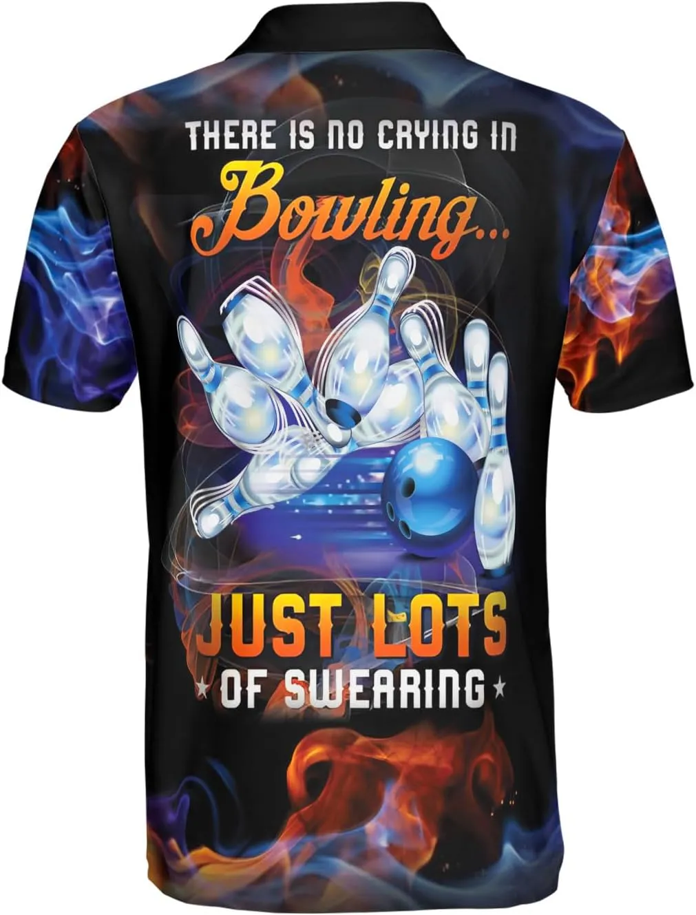 Bowling Polo Shirts 3D for Men & Women, Bowling Jersey Shirt, Team Bowling Shirts Short Sleeve Polo Gift