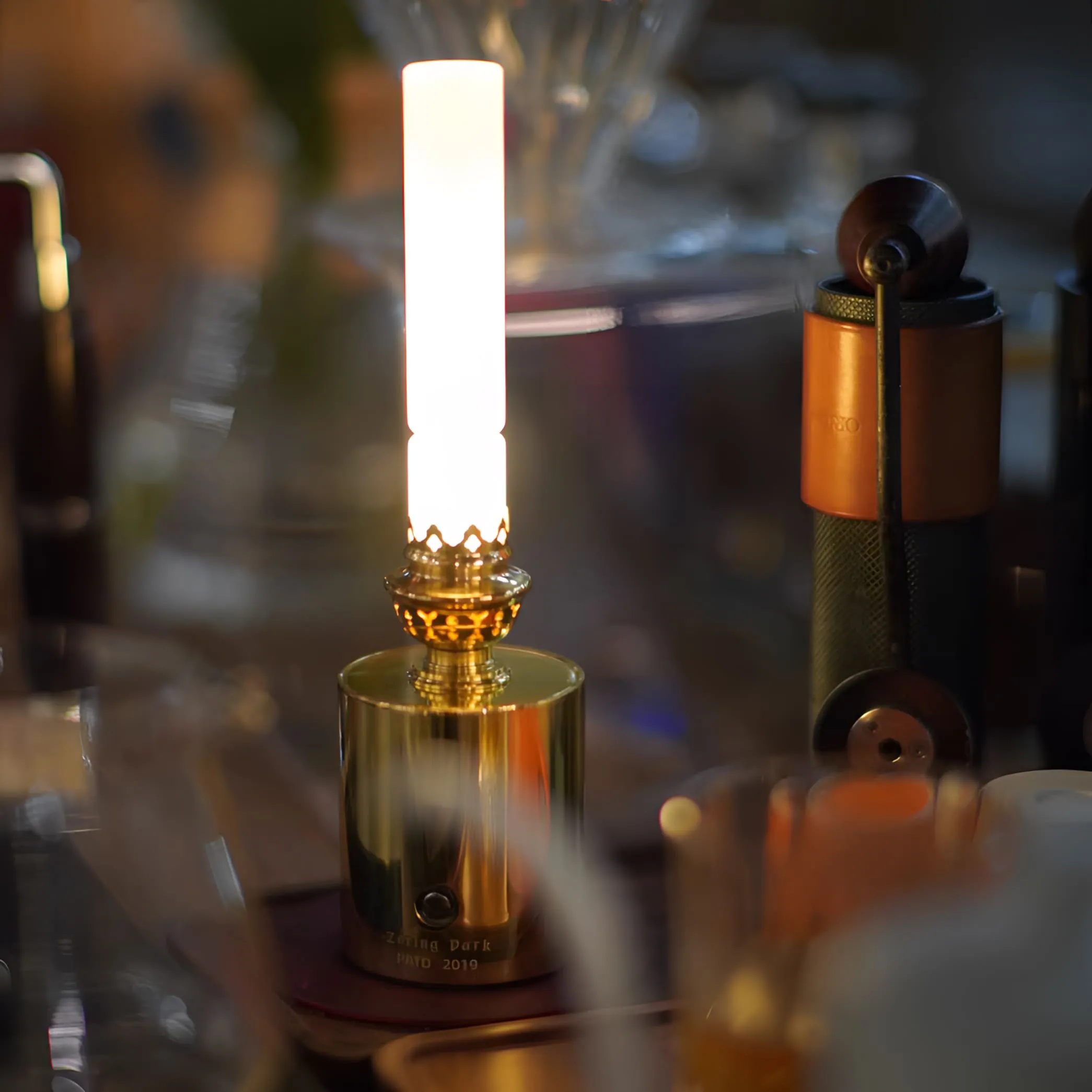 Brass LED Candle Light - Flameless Candle