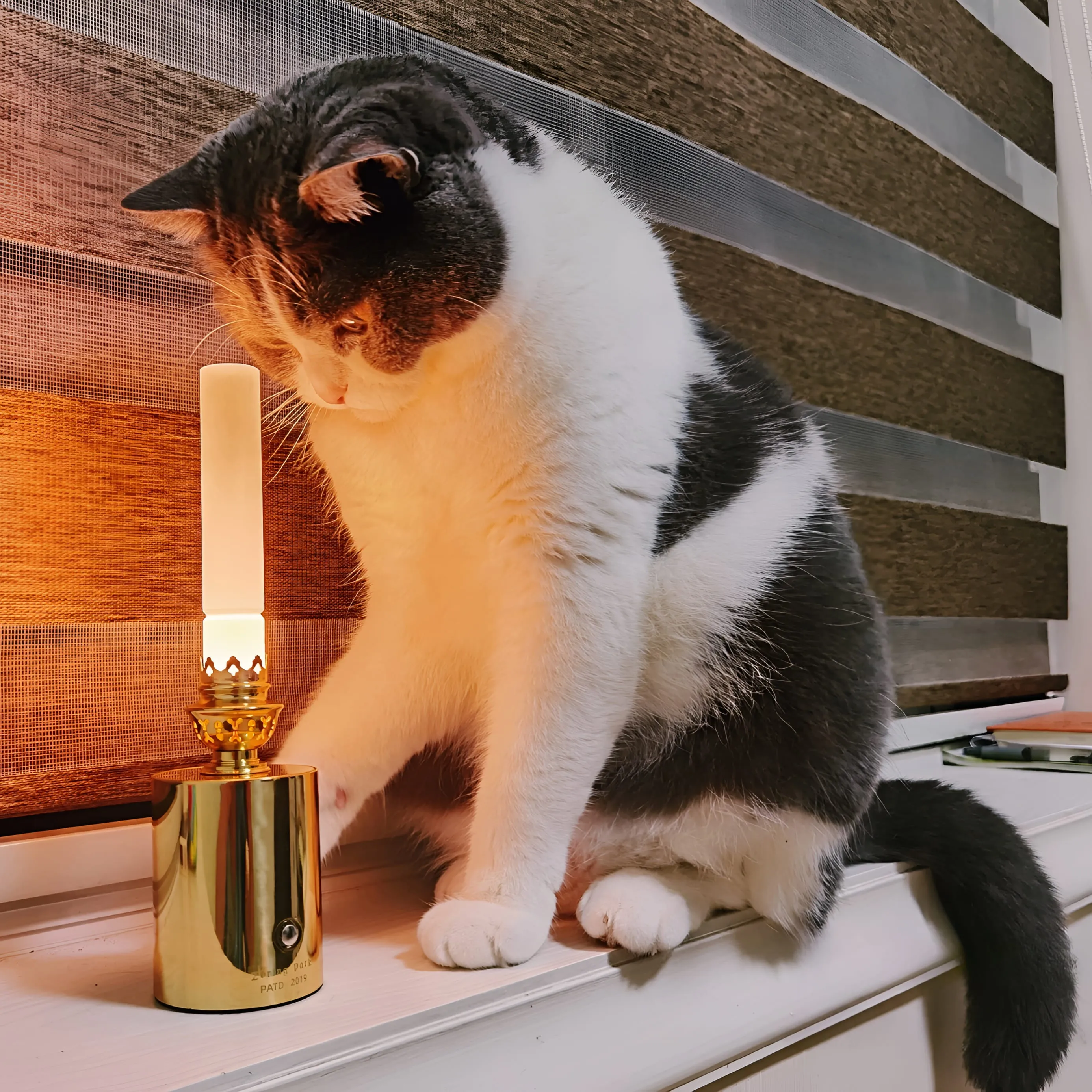Brass LED Candle Light - Flameless Candle