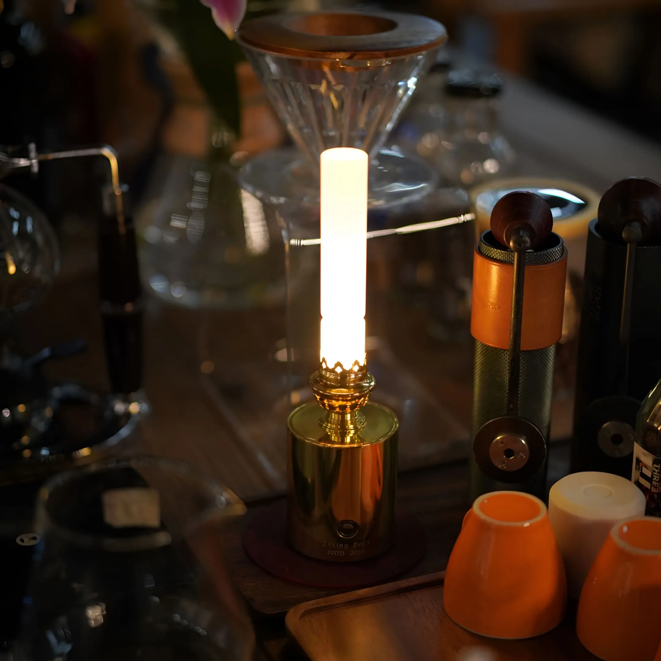 Brass LED Candle Light - Flameless Candle