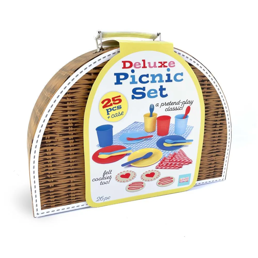 Bright Stripes Deluxe 25pc Picnic Set