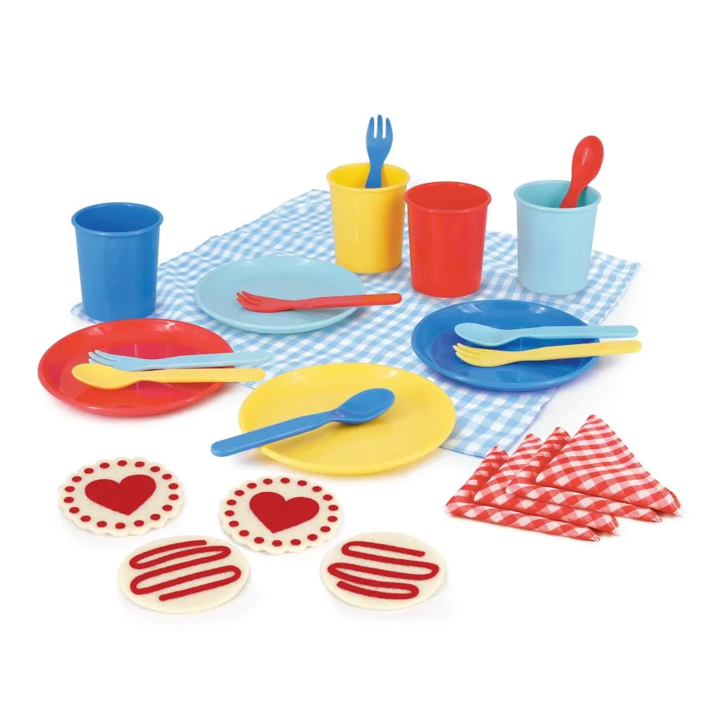 Bright Stripes Deluxe 25pc Picnic Set