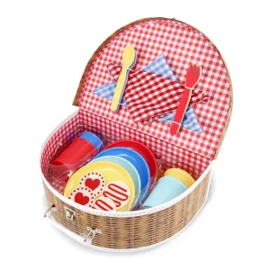 Bright Stripes Deluxe 25pc Picnic Set