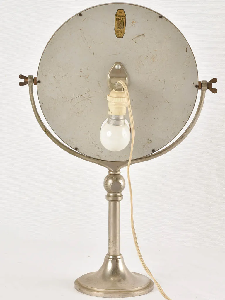Brot vanity mirror w/ light 17¼"
