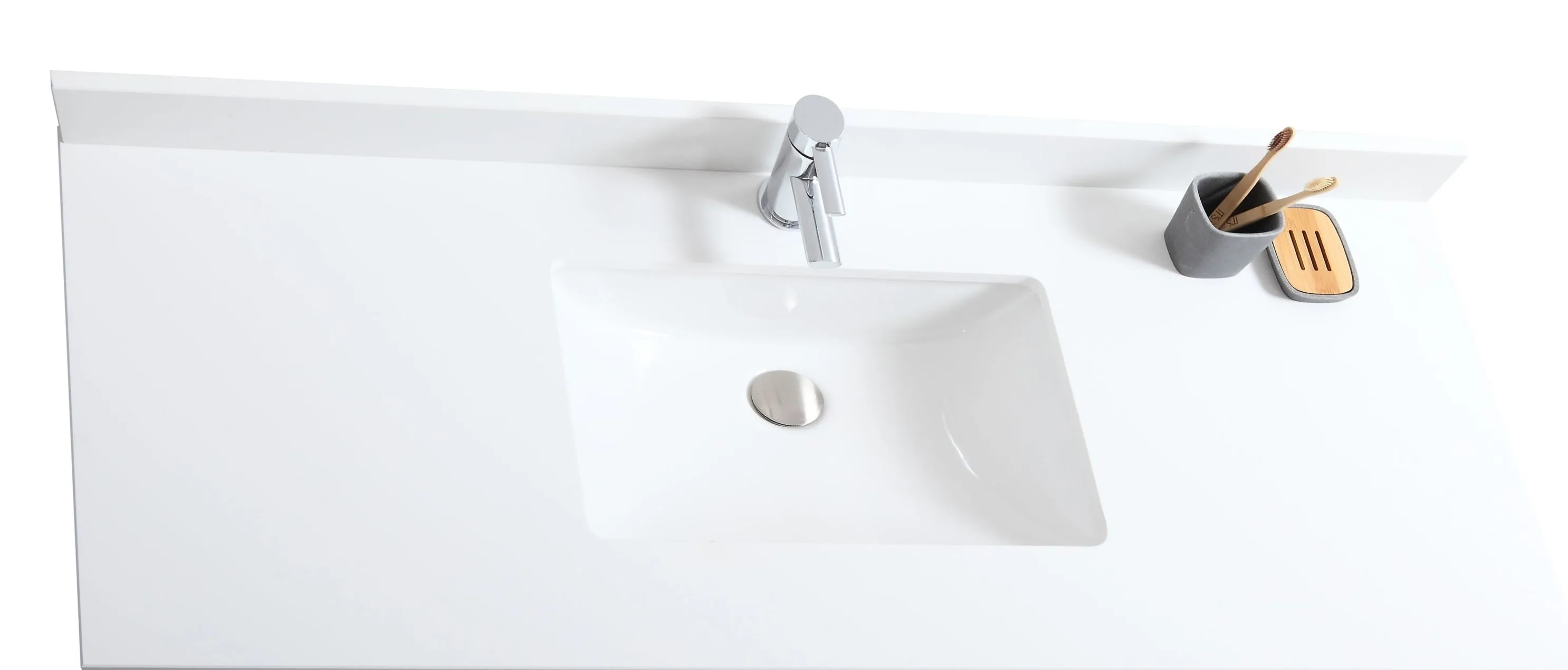 CABINETSMITH- 48" CANADIAN Bathroom Vanity With Quartz top (8 COLORS AVAILABLE)