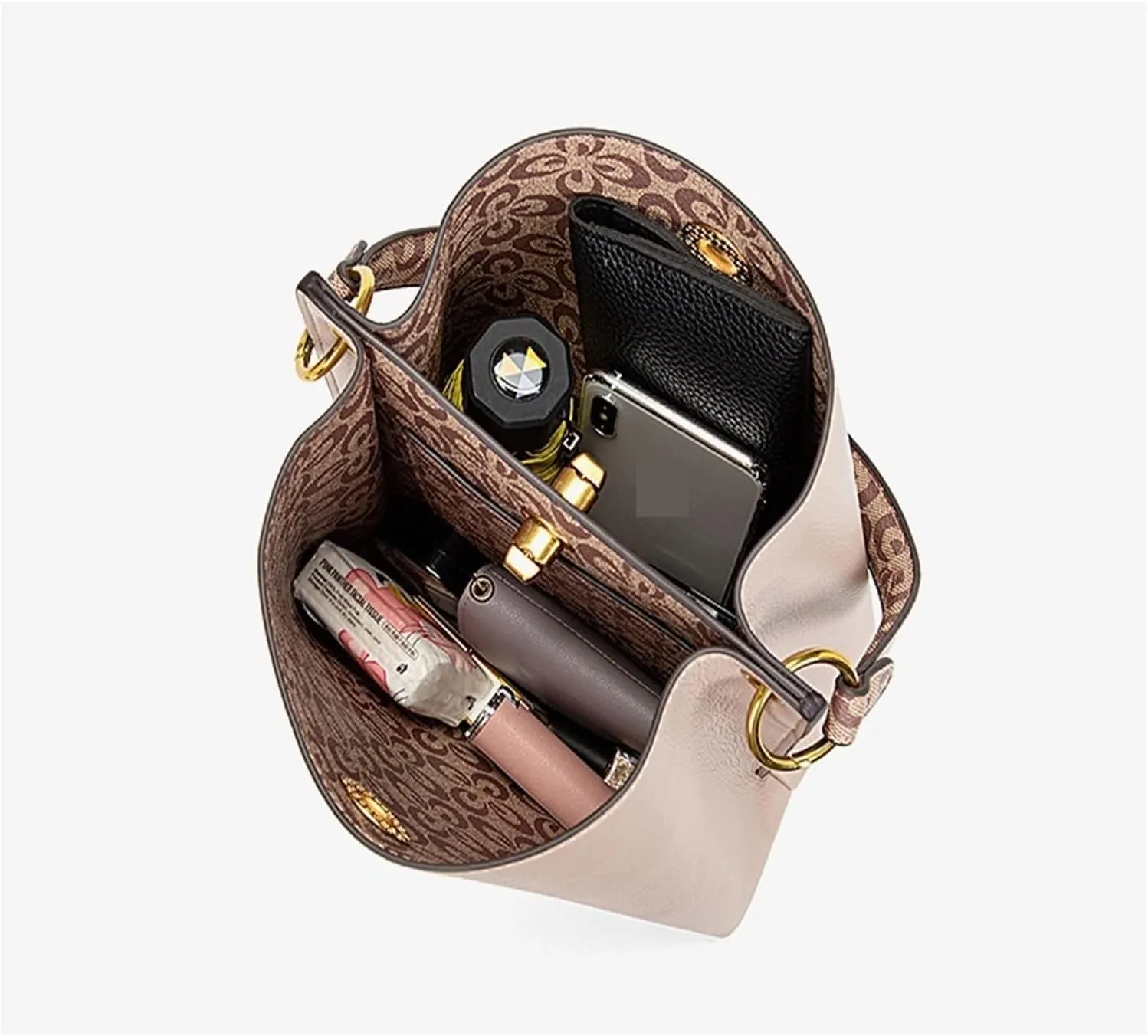 Casual Bucket Bag For Women Handbags Large Capacity Fashion Female Shoulder Bag Ladies Messenger Bag Totes(A)