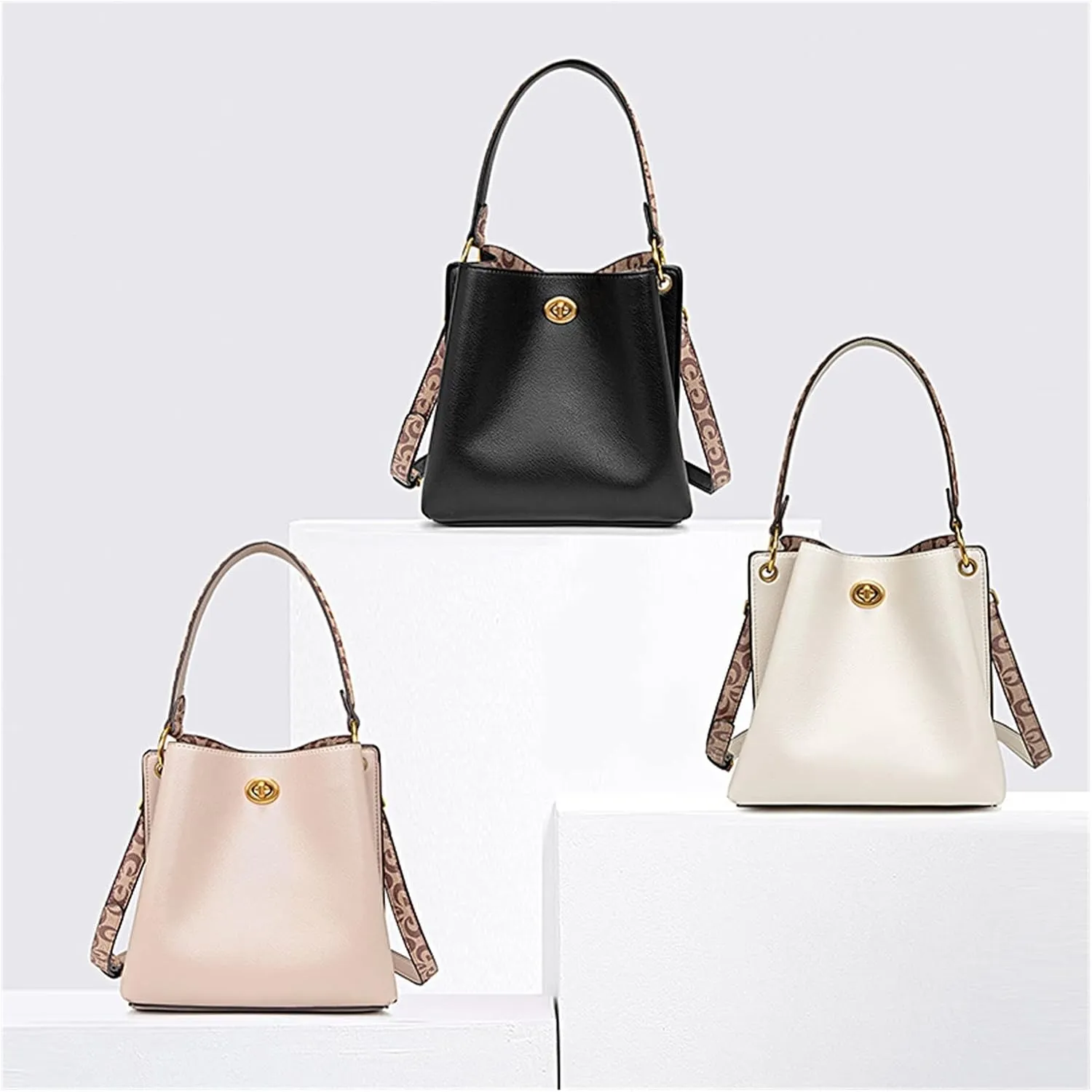 Casual Bucket Bag For Women Handbags Large Capacity Fashion Female Shoulder Bag Ladies Messenger Bag Totes(A)