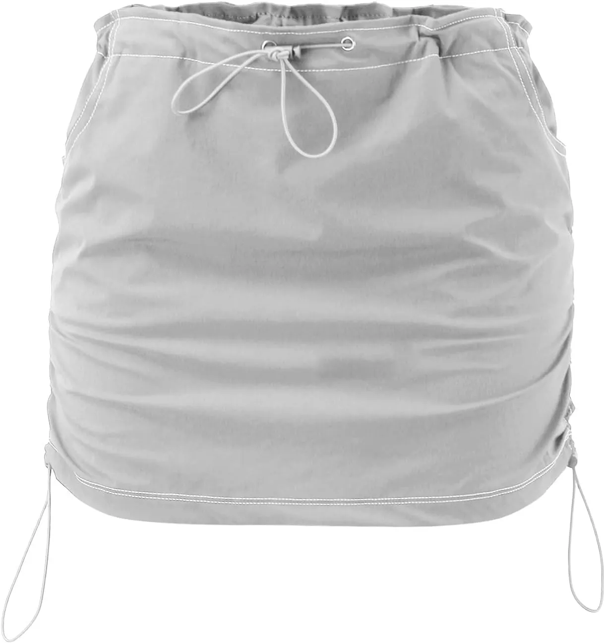Casual Cargo Skirt for Women High Waisted Skirts Jean Skirt with Pockets Spring Dresses for Women's Novelty