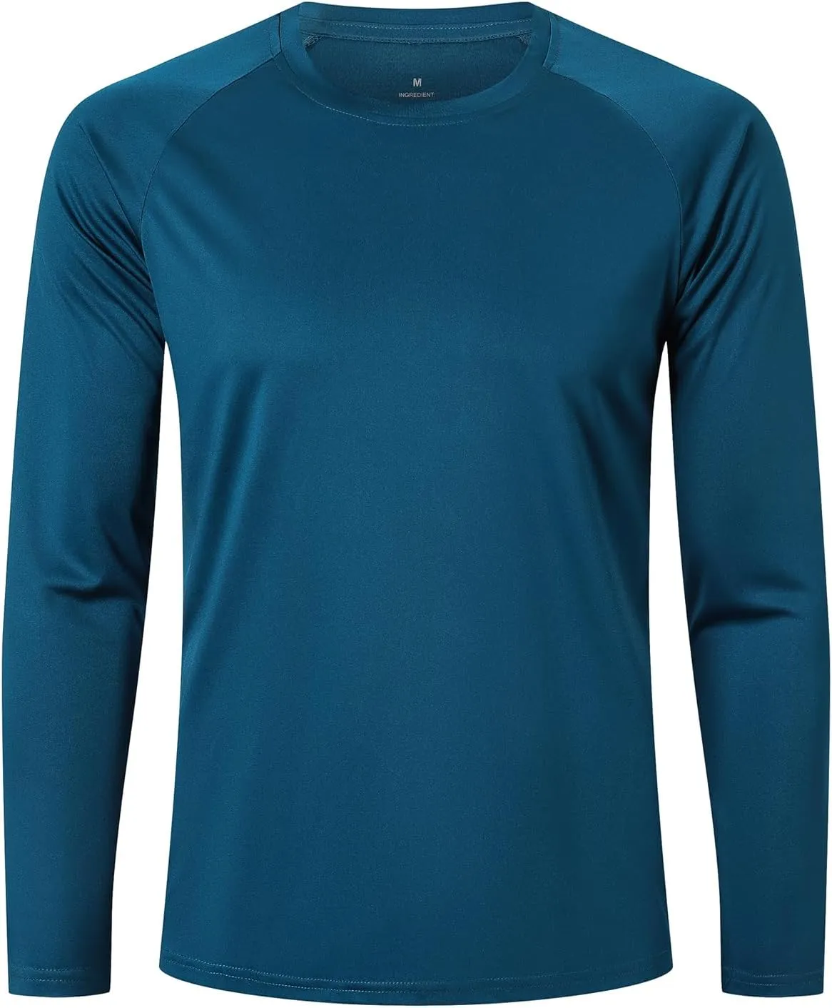 Cimic 5 Pack Men's Quick Dry Long Sleeve Shirts Moisture Wicking Sun Protection Performance T-Shirt Workout T Shirts Casual