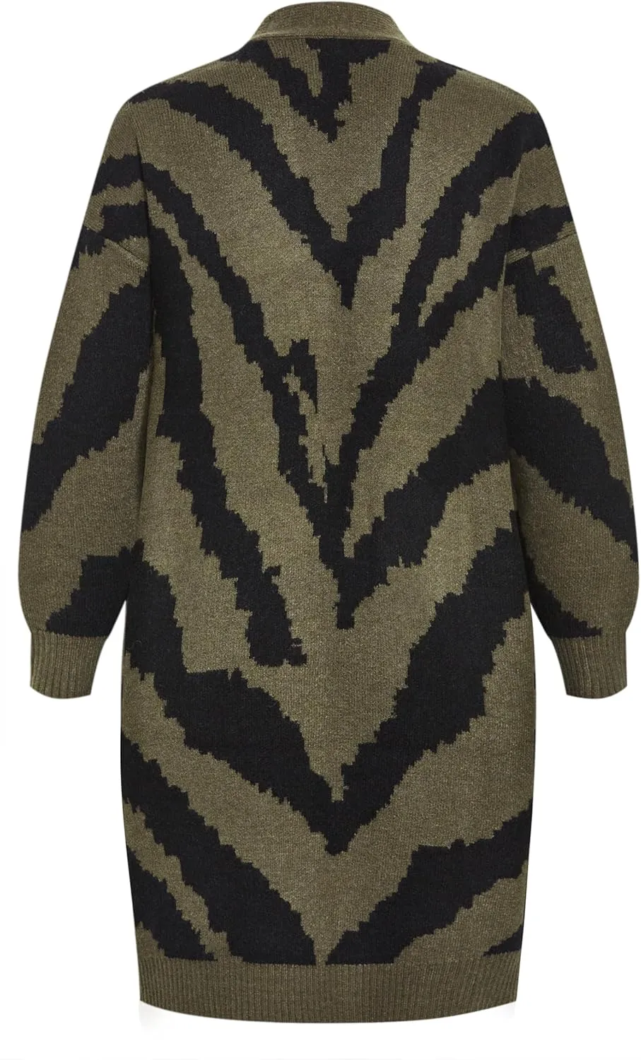 City Chic Women's Plus Size Earn Your Stripes Cardigan
