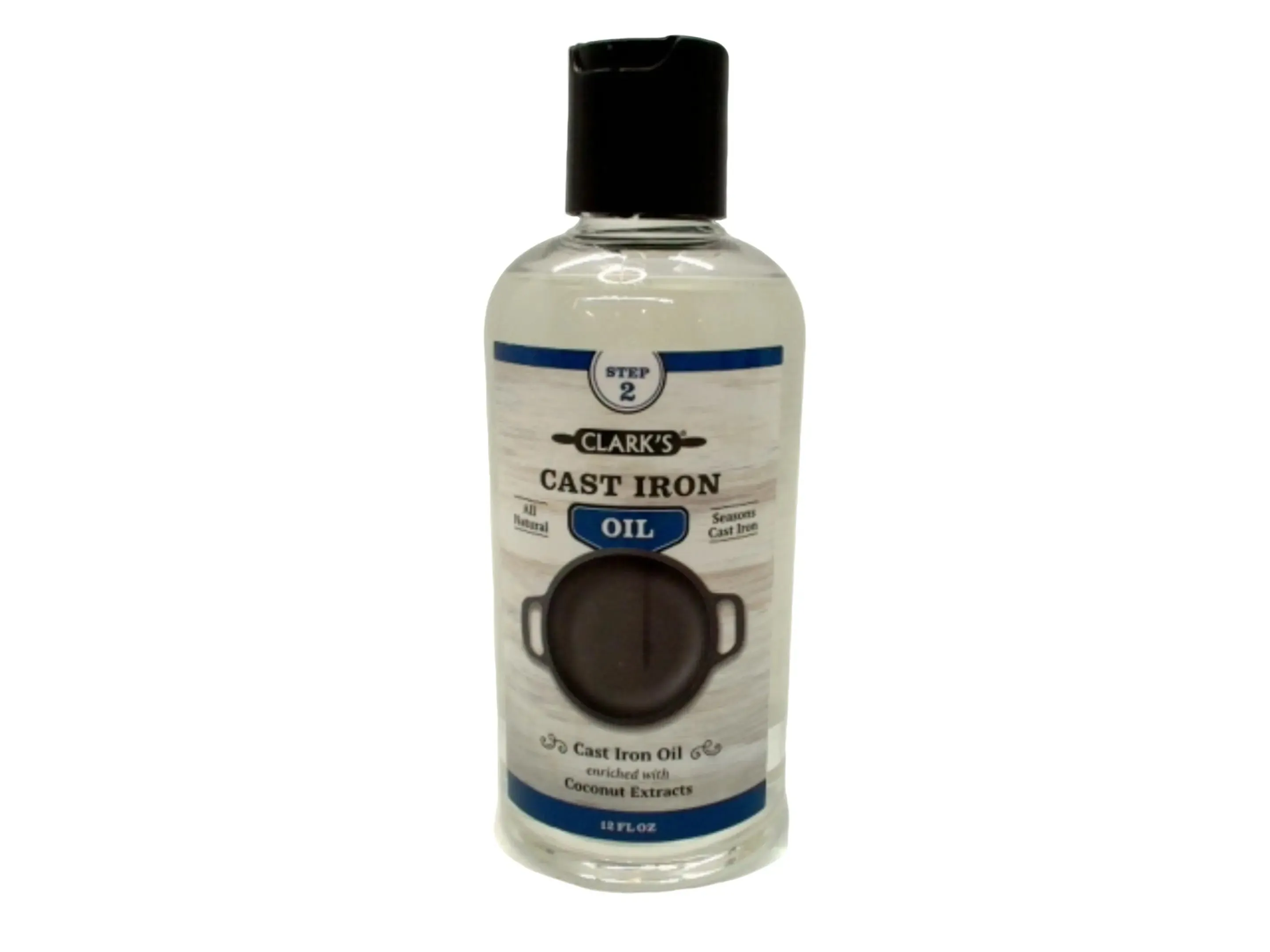 Clark's Cast Iron Seasoning Oil with Coconut - 12oz
