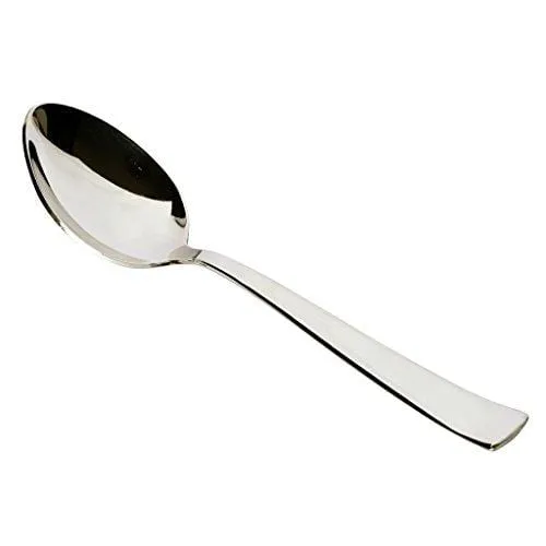 Classic by Embassy Dessert Spoon, Set of 12, Stainless Steel, 18.8 cm (Impress, 14 Gauge)