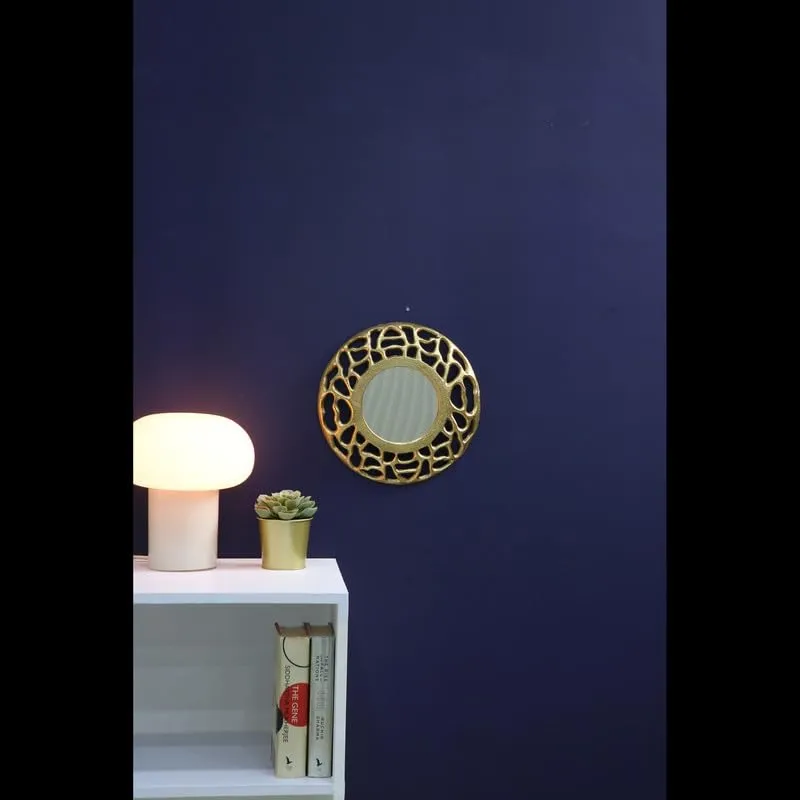 COCOVEY Homes Aluminium Wall Mirror for Bedroom, Living Room,Dressing Room,Bathroom, Home, Office Wall Mounted Decorative Mirror 30.5 * 8 * 20.5CM