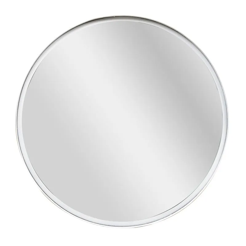 COCOVEY Texture Matt White Mild Steel Mirror for Bedroom, Living Room,Dressing Room,Bathroom, Home, Office Wall Mounted Decorative Mirror