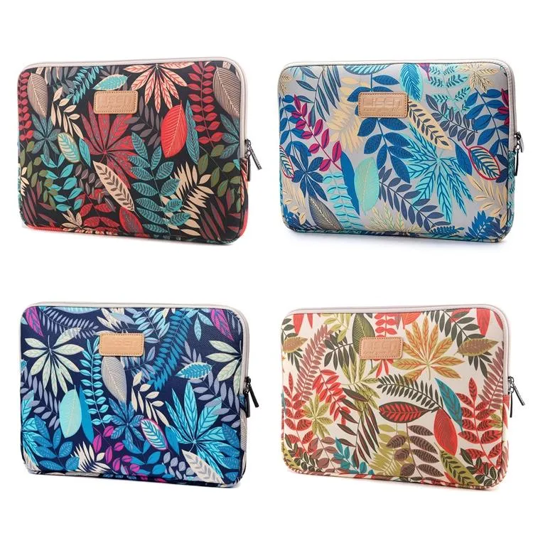 Colourful Leaves Sleeve Case for Amazon Kindle - Zipper Briefcase