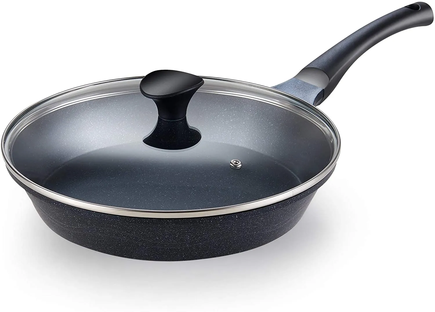 Cook N Home Marble Nonstick Cookware Saute Fry Pan 12-inch Made in Korea