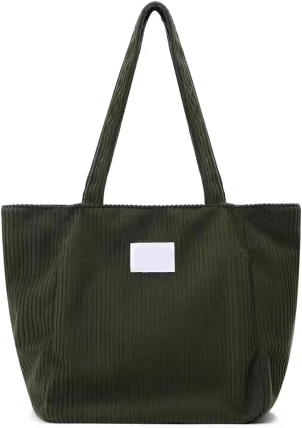 Corduroy Bag Handbags for Women Shoulder Bags Female Soft Environmental Storage Reusable