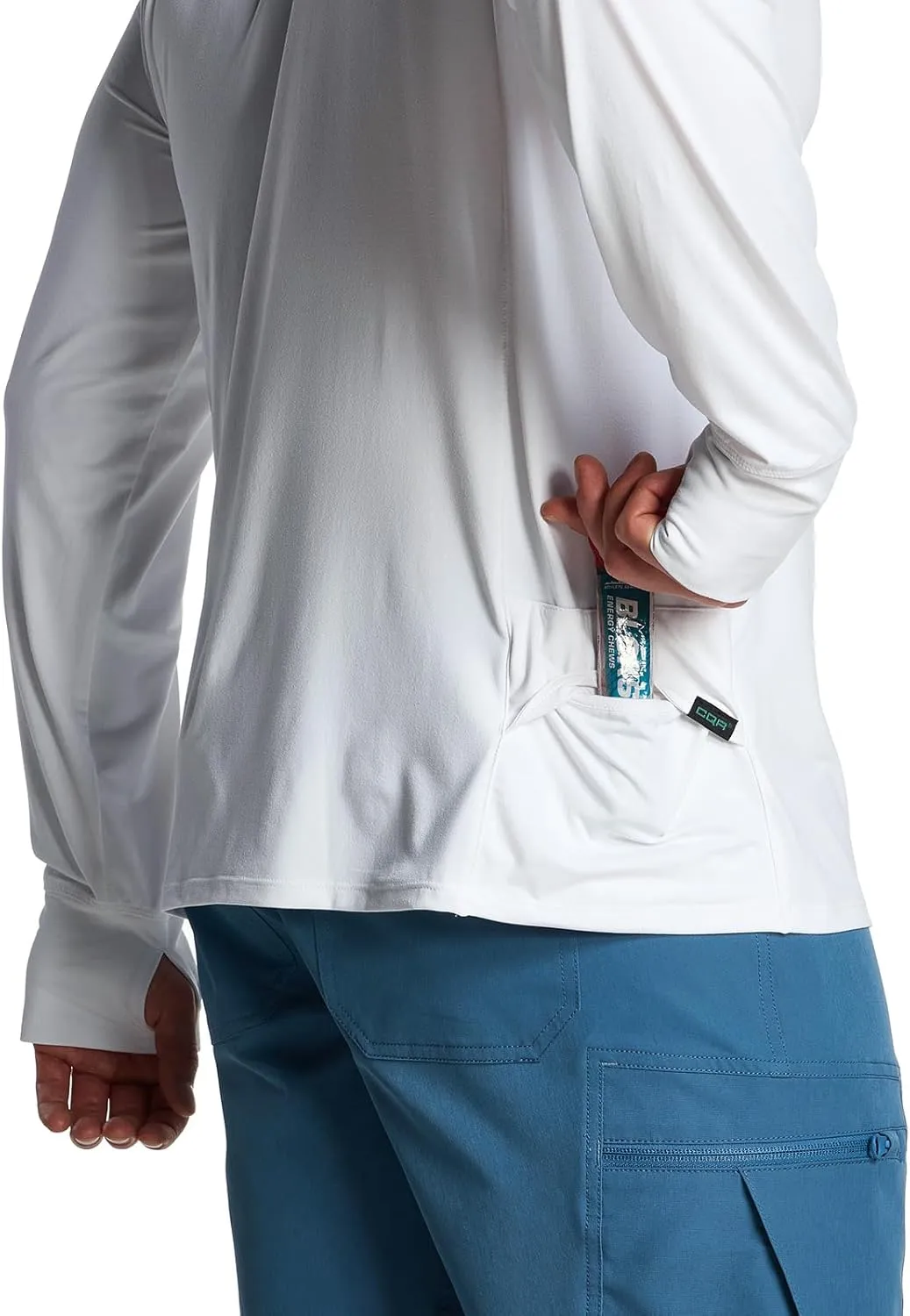 CQR Men's UPF50  Sun Protection Shirts, Quick Dry Long Sleeve Rash Guard, Athletic Running Workout Fishing Cooling Shirts