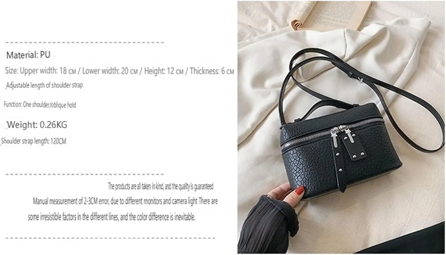 Crossbody Tote Bucket Bag
