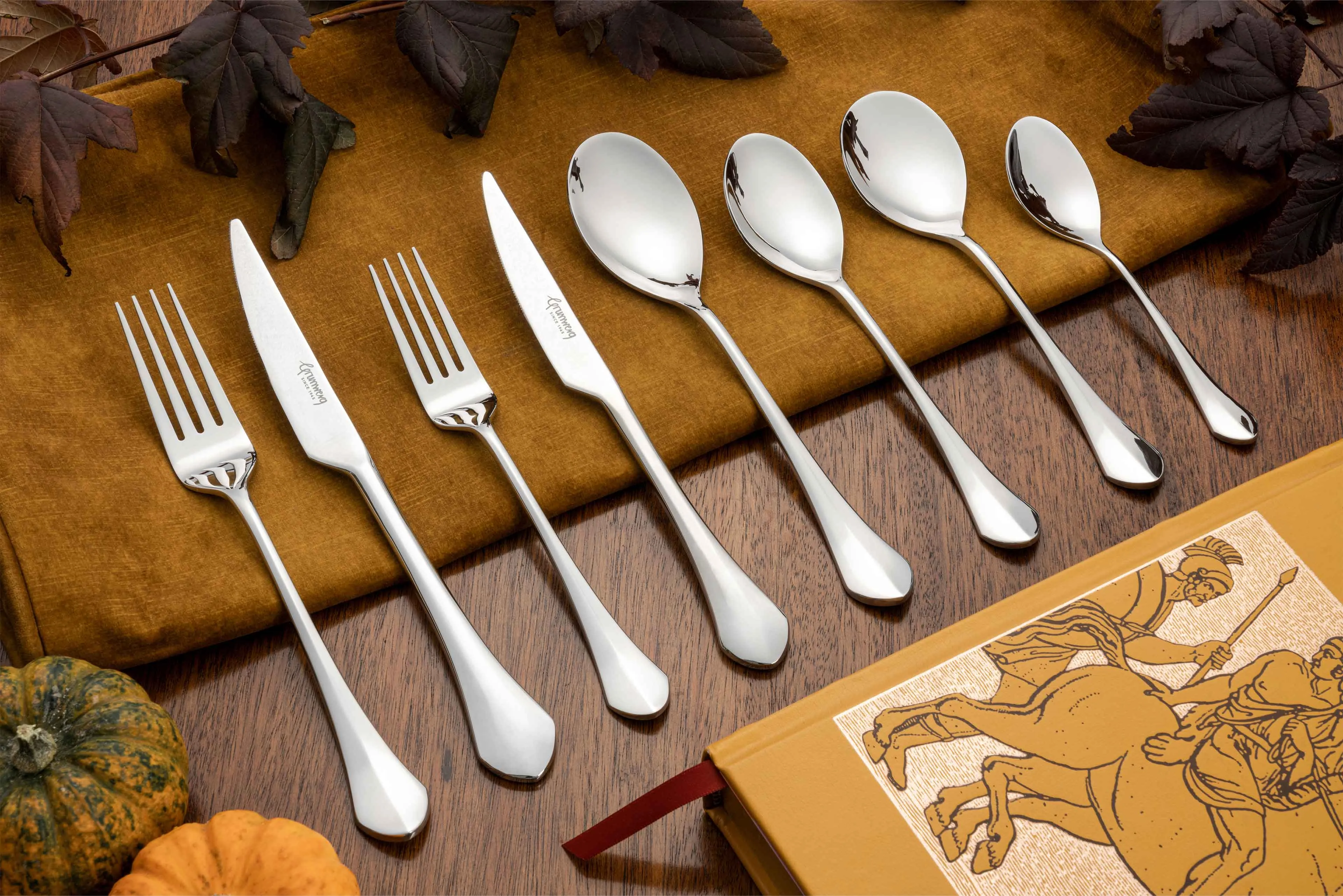 Derwent 84 Piece Cutlery Set for 12 People