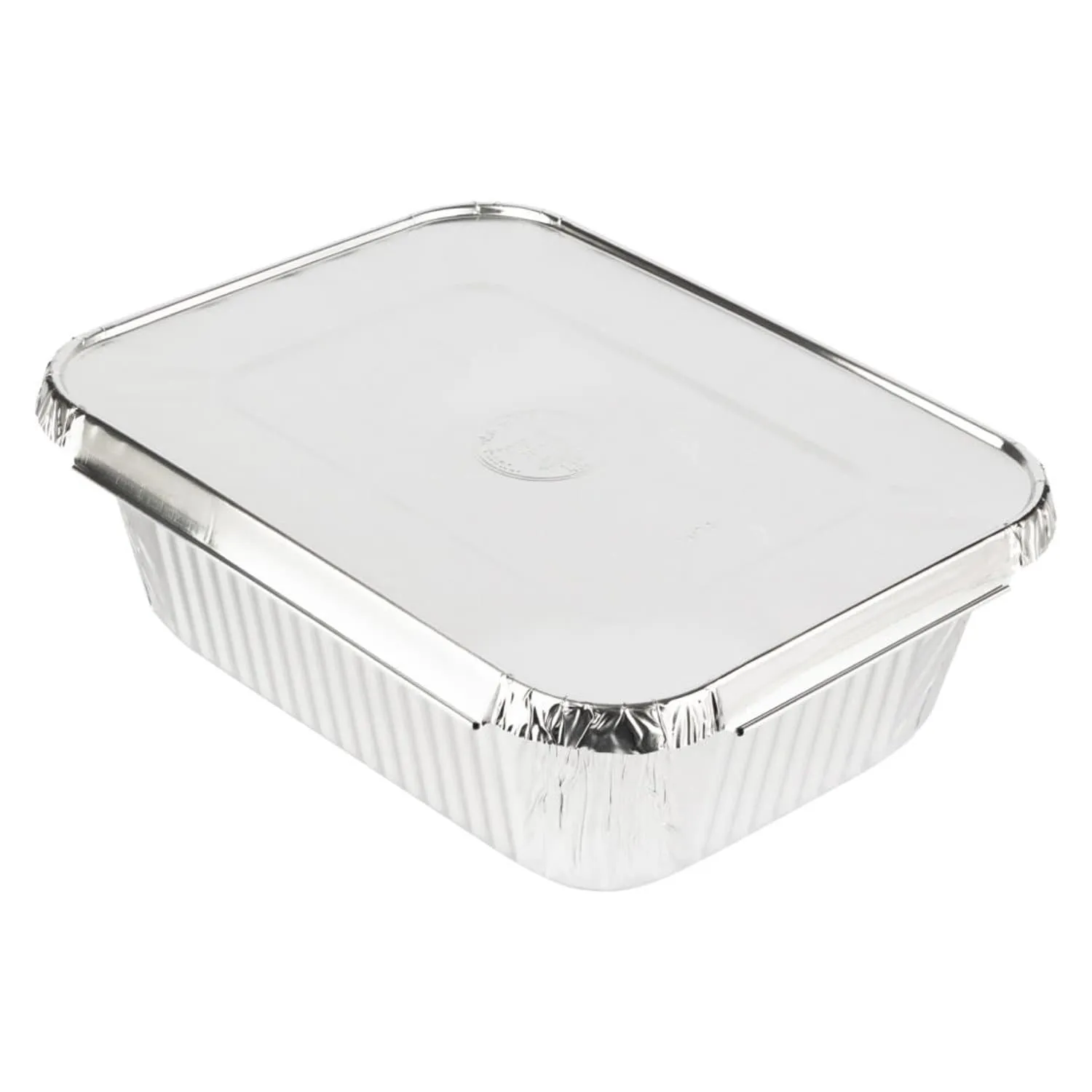 Disposable ALUMINUM LID FOR 5 LB OBLONG PANS